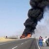 Mardin-Şırnak karayolunda yolcu otobüsüyle çarpışan tanker alev aldı: 1 kişi hayatını kaybetti Mardin-Şırnak karayolunda yolcu otobüsüyle çarpışan tanker alev aldı: 1 kişi hayatını kaybetti