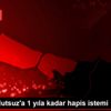 Deniz Bulutsuz a 1 yıla kadar hapis istemi Deniz Bulutsuz a 1 yıla kadar hapis istemi