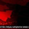Büyükşehir den ihtiyaç sahiplerine sebze desteği