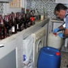 Adana'da kaçak içki imalathanesine operasyon Adana'da kaçak içki imalathanesine operasyon