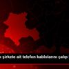 Çalıştıkları şirkete ait telefon kablolarını çalıp ...