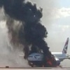 British Airways uçağı Las Vegas'ta yandı, 14 kişi yaralandı!