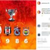 Galatasaray'dan rakiplerini kızdıracak paylaşım Galatasaray'dan rakiplerini kızdıracak paylaşım