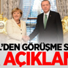 Erdoğan ile görüşen Merkel: 'Çok faydalı geçti'