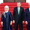 Erdoğan askeri törenle karşılandı Erdoğan askeri törenle karşılandı