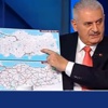 Binali Yıldırım'dan haritalı açıklamalar