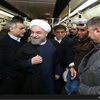 Hasan Ruhani metroyla işe gitti