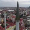 Taksim Camii’nin minaresinin külahı yerleştirildi Taksim Camii’nin minaresinin külahı yerleştirildi