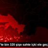 Marmaris te bin 320 şişe sahte içki ele geçirildi Marmaris te bin 320 şişe sahte içki ele geçirildi