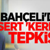Bahçeli'den sert 'Kerkük' tepkisi