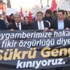 Sarıyer Belediye Başkanı Genç'e Protesto Sarıyer Belediye Başkanı Genç'e Protesto