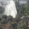Bodrum'da yine su borusu patladı