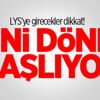 LYS'ye girecekler dikkat!