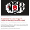Beşiktaş borçlarını yapılandırdı