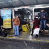Merter'de iki metrobüs çarpıştı