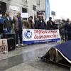 Eminönü'nde asgari ücret protestosu Eminönü'nde asgari ücret protestosu