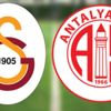 Galatasaray Antalyaspor maçı CANLI ANLATIM İZLE