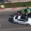 Trafikte tartıştığı kadınlara sopayla saldırdı