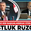 Duyarlı insanlara bu yakışır! Trabzonspor ve Rizespor başkanları dostluk mesajı verdi Duyarlı insanlara bu yakışır! Trabzonspor ve Rizespor başkanları dostluk mesajı verdi