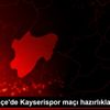 Fenerbahçe de Kayserispor maçı hazırlıkları Fenerbahçe de Kayserispor maçı hazırlıkları