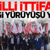 Milli İttifak Sevgi Yürüyüşü Yaptı Milli İttifak Sevgi Yürüyüşü Yaptı