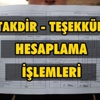 Takdir teşekkür hesaplama işlemleri e-Okul ile yapılabilir mi?
