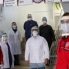Gençlik merkezlerinde "koruyucu maske" üretimi devam ... Gençlik merkezlerinde "koruyucu maske" üretimi devam ...