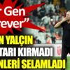 ﻿Sergen Yalçın taraftarı kırmadı, tribünleri selamladı