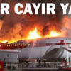 Konya'da eski uçak yandı Konya'da eski uçak yandı