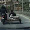 İstanbul trafiğinde pes dedirten tehlikeli yolculuk İstanbul trafiğinde pes dedirten tehlikeli yolculuk