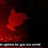 Bozüyük te eğitime bir gün ara verildi