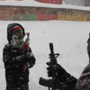 Hakkari'de kan donduran görüntü