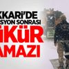 Hakkari'de operasyon sonrası şükür namazı