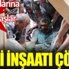 Erzurum'da cami inşaatı çöktü Erzurum'da cami inşaatı çöktü