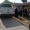 Üvey torunu tarafından öldürülen yaşlı adam defnedildi Üvey torunu tarafından öldürülen yaşlı adam defnedildi