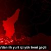 Marmaray dan ilk yurt içi yük treni geçti Marmaray dan ilk yurt içi yük treni geçti