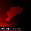 Meteorolojiden sağanak uyarısı Meteorolojiden sağanak uyarısı