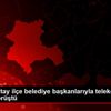 Başkan Altay ilçe belediye başkanlarıyla telekonferans ... Başkan Altay ilçe belediye başkanlarıyla telekonferans ...