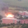 Gölpazarı Açık Cezaevi'nde yangın Gölpazarı Açık Cezaevi'nde yangın
