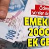 Emekli 2000 TL bayram ikramiyesi müjdesi! Ödeme takvimi belli oldu Emekli 2000 TL bayram ikramiyesi müjdesi! Ödeme takvimi belli oldu