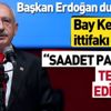 Kemal Kılıçdaroğlu itiraf etti! CHP, Saadet Partisi ile ittifaktan memnun Kemal Kılıçdaroğlu itiraf etti! CHP, Saadet Partisi ile ittifaktan memnun