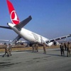THY uçağı iniş yaparken pistten çıktı! THY uçağı iniş yaparken pistten çıktı!
