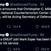 Son Dakika: ABD Başkanı Donald Trump, Savunma Bakanı ...