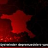 Volksder üyelerinden depremzedelere yardım