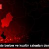 Kırıkkale de berber ve kuaför salonları denetlendi Kırıkkale de berber ve kuaför salonları denetlendi