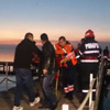Köstence'de ambulans helicopter göle düştü Köstence'de ambulans helicopter göle düştü