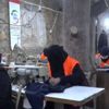 Afrin'e tekstil atölyesi kuruldu Afrin'e tekstil atölyesi kuruldu