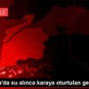 Bozcaada da su alınca karaya oturtulan gemi Bozcaada da su alınca karaya oturtulan gemi