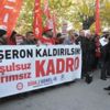 Taşeron işçilerin kadro eylemi Taşeron işçilerin kadro eylemi