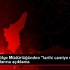 Vakıflar Bölge Müdürlüğünden "tarihi camiye metal ...